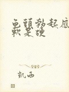 龟头勃起应该是软是硬