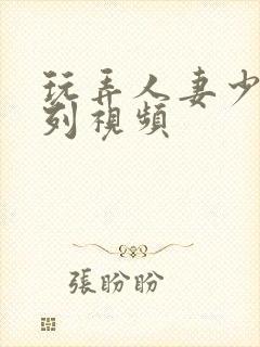 玩弄人妻少妇系列视频