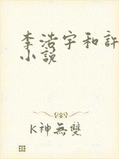 李浩宇和许馨的小说