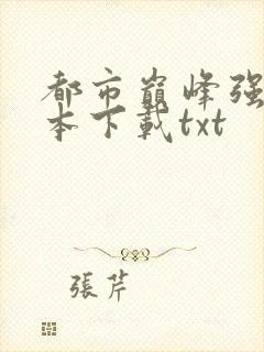 都市巅峰强少全本下载txt