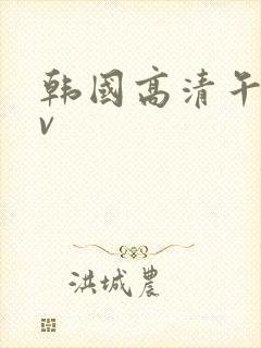 韩国高清午夜av