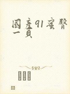 国产91蜜臀第一页