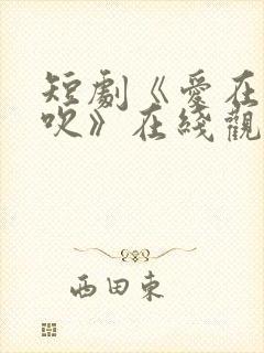 短剧《爱在晚风吹》在线观看