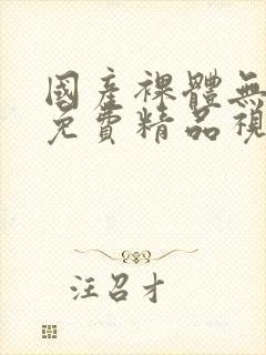 国产裸体无遮挡免费精品视频