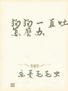 狗狗一直吐黄水怎么办封面