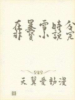 在暴雪时分墨宝非宝小说完整版