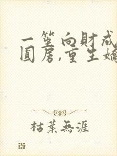 一笙向财成婚不圆房,重生娇娇不嫁他