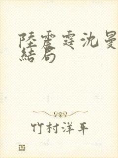 陆震霆沈曼月大结局封面