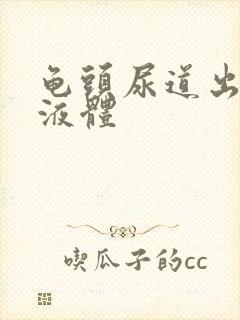 龟头尿道出黄色液体封面