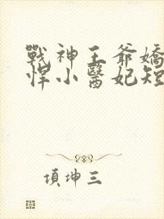 战神王爷娇宠彪悍小医妃短剧封面