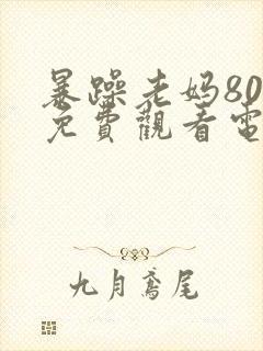 暴躁老妈80集免费观看电视剧