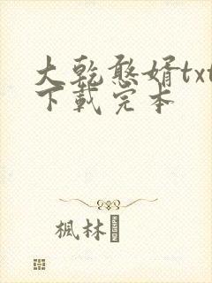 大乾憨婿txt下载完本