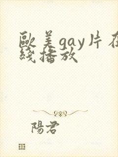 欧美gay片在线播放