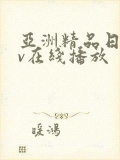 亚洲精品日韩av在线播放