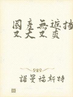 国产无遮挡又黄又大又爽