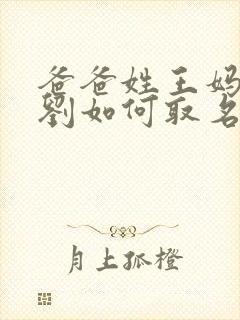 爸爸姓王妈妈姓刘如何取名