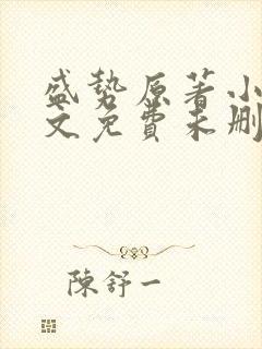 盛势原著小说全文免费未删减