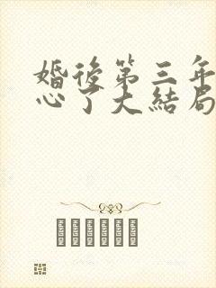 婚后第三年她变心了大结局封面