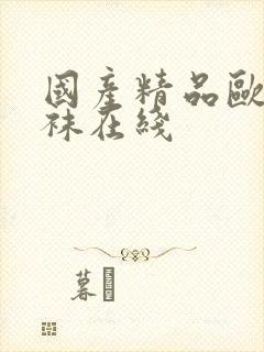 国产精品欧美丝袜在线封面