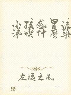 小孩感冒流清鼻涕吃什么药效果好