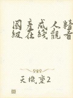 国产成人精品三级在线观看封面