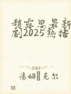 赵露思最新电视剧2025热播最火剧免费观