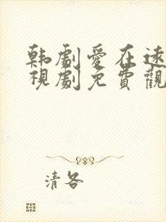 韩剧爱在远方电视剧免费观看全集