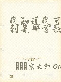 我知道我可以做到是哪首歌的歌词封面