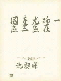 国产尤物一区二区三区在封面