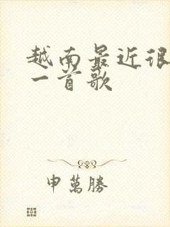 越南最近很火的一首歌