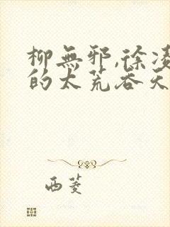 柳无邪,徐凌雪的太荒吞天诀