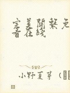 完美关系免费观看在线封面