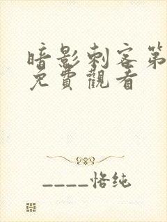 暗影刺客第七季免费观看