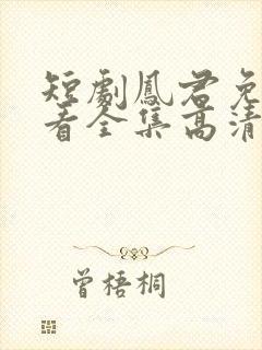 短剧凤君免费观看全集高清