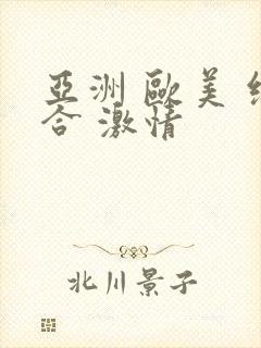 亚洲 欧美 综合 激情