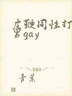皮鞭同性打屁股男gay