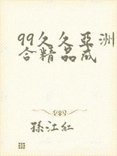 99久久亚洲综合精品成