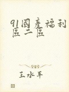 91国产福利一区二区封面