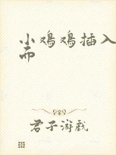 小鸡鸡插入逼里面