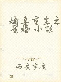 娇妻重生之甜宠蜜婚 小说