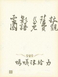 电影《萨拉尔》国语免费观看