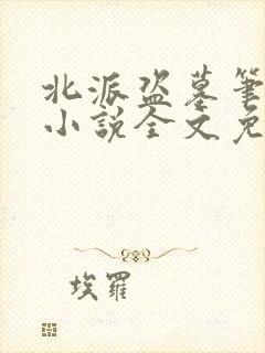 北派盗墓笔记 小说全文免费阅读