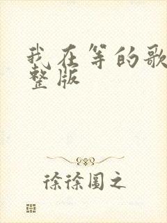 我在等的歌词完整版