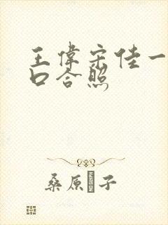 王伟宋佳一家三口合照