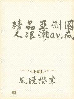 精品亚洲国产成人浪潮av,成人激