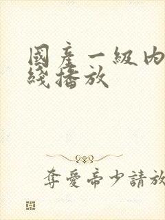 国产一级内射在线播放