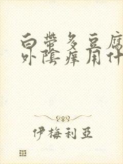 白带多豆腐渣状外阴痒用什么药