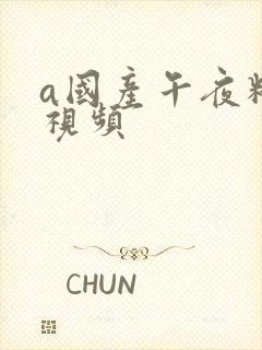 a国产午夜精品视频