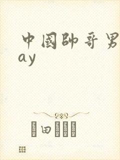 中国帅哥男同gay