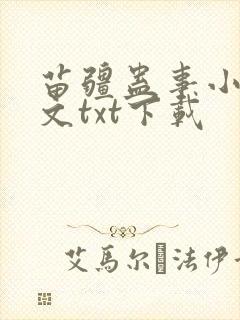 苗疆蛊事小说全文txt下载